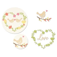 Sizzix® Thinlits® Mini Love Birds Dies by Lisa Jones
