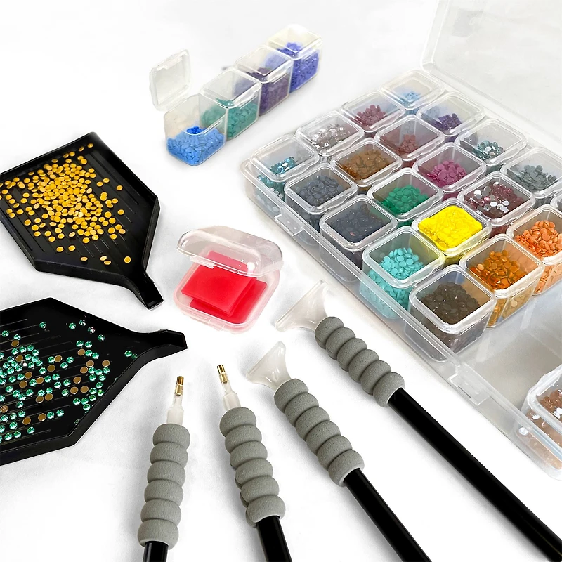 ArtSkills® Brilliant Art Autumn Waterfall Stretched Canvas Diamond Painting Kit