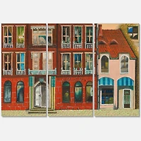 Designart - Red Facade of Shop In Paris I