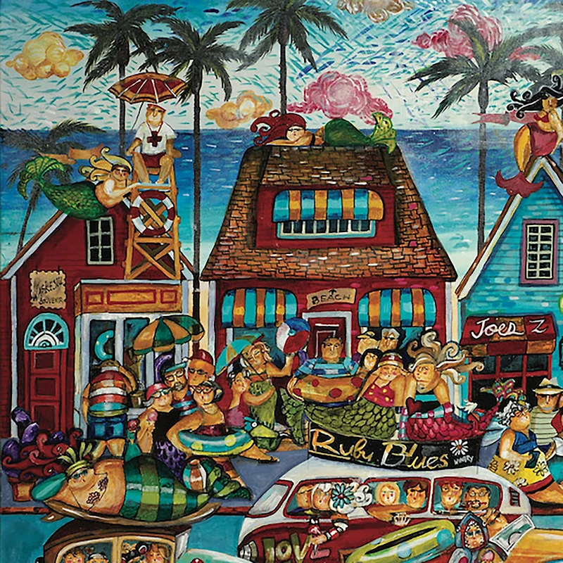 Hart Puzzles Bathtub Beach by Jennifer Garant 1,000 Piece Jigsaw Puzzle