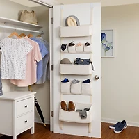 Honey Can Do Natural 10-Pocket Over-The-Door Organizer