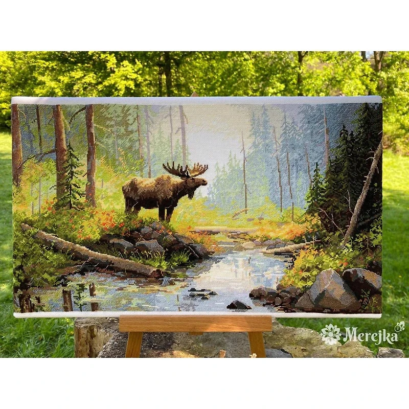 K-245 Cross Stitch Kit by Merejka Woodland Morning