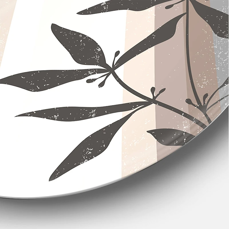 Designart - Abstract Sun and Moon In Gray and Blue