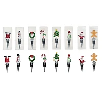 Hello Honey® Holiday Icon Wine Stopper Set