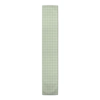 Green Plaid Pattern 1 16" x 72" Poly Twill Table Runner