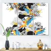 Designart - Minimal Fluid Shapes In Bauhaus Memphis Style