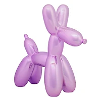 11" Electroplated Purple Balloon Dog Figurine