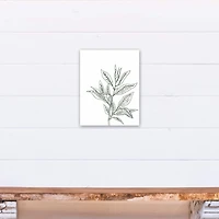 Modern Leaves 11" x 14" Canvas Wall Art