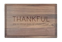 Thankful for this House 17" x 11" Walnut Cutting Board