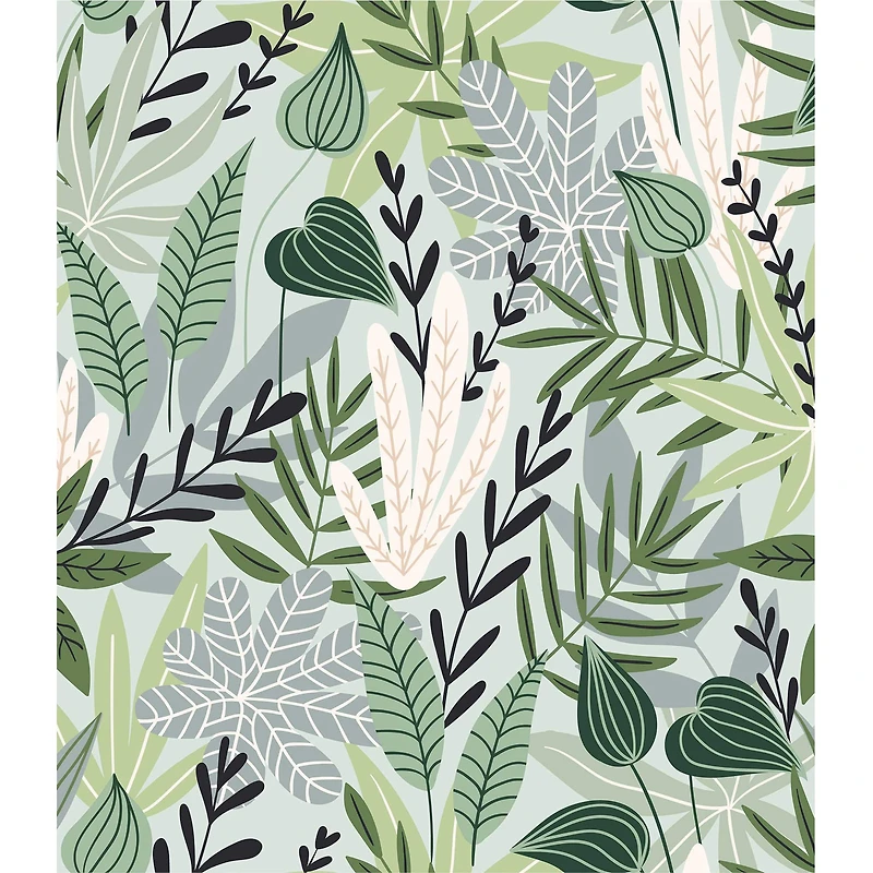 RoomMates Tropical Leaves Tapestry