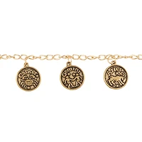 Antique Gold Metal Zodiac Beads, 17mm by Bead Landing™