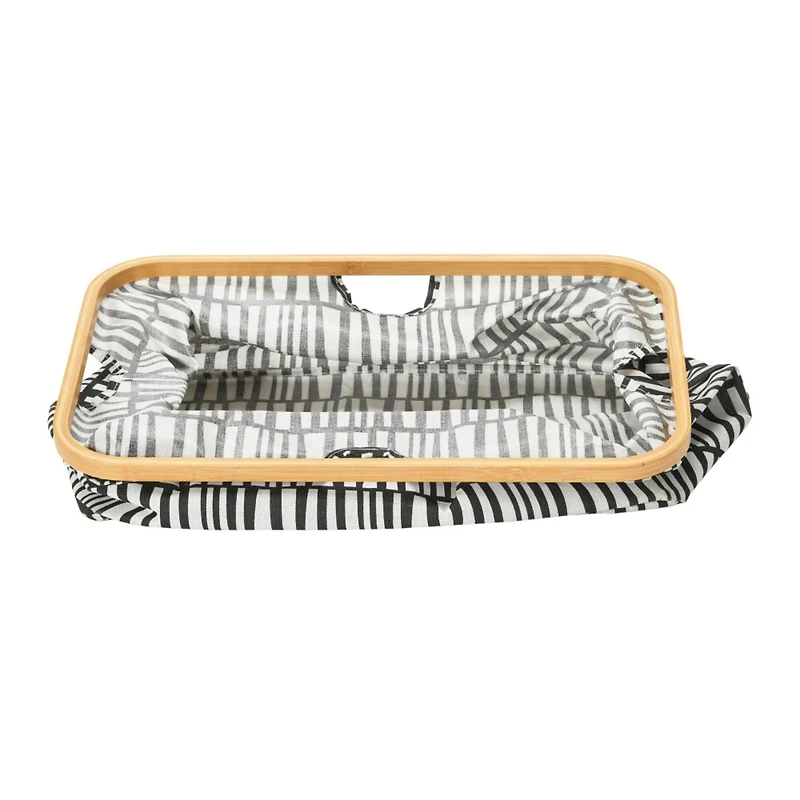 Household Essentials Krush Bamboo Rimmed Basket