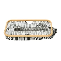 Household Essentials Krush Bamboo Rimmed Basket