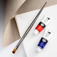 Royal & Langnickel® Zen® Series 73 Synthetic All Media Flat Shader Short Handle Brush, Size 10