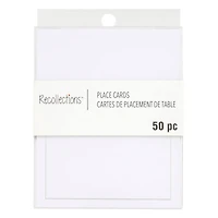 12 Packs: 50 ct. (600 total) Silver Trim Place Cards by Recollections™