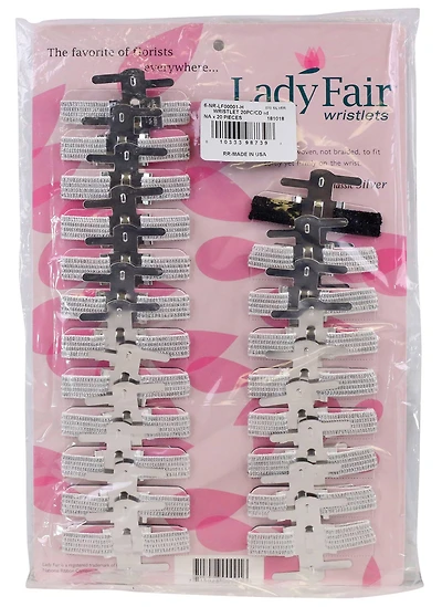 JAM Paper Silver Wristlets, 20ct.