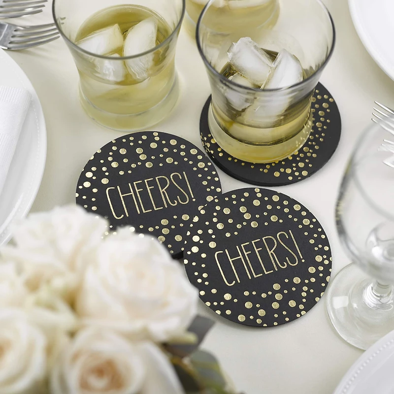 Hortense B. Hewitt Co.™ Polka Dot Coasters