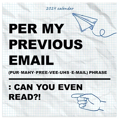 TF Publishing 2024 Per My Previous Email Mini Calendar