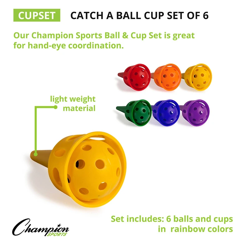 Catch-A-Ball Set, 6 Per Set