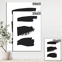 Designart - Black and White Geometric Company II