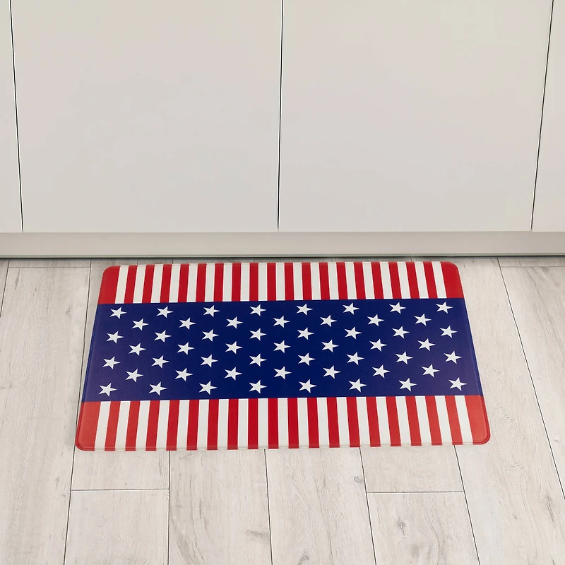 29" Stars & Stripes Americana Kitchen Comfort Mat