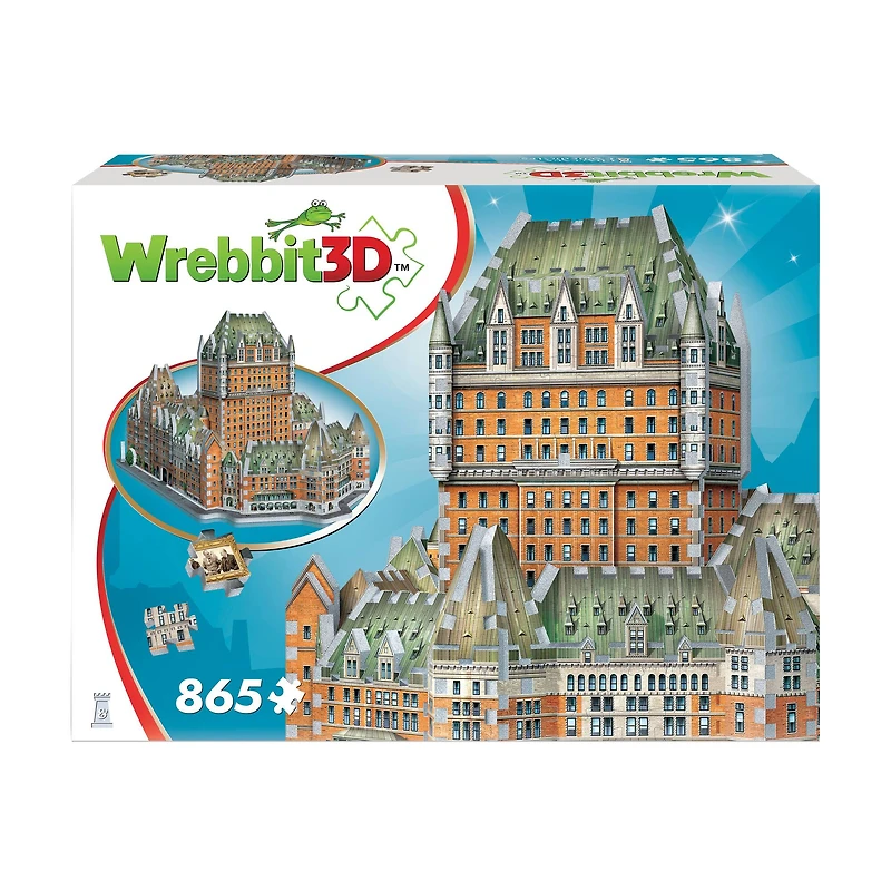 Castles & Cathedrals - Le Chateau Frontenac 3D Puzzle: 865 Pcs