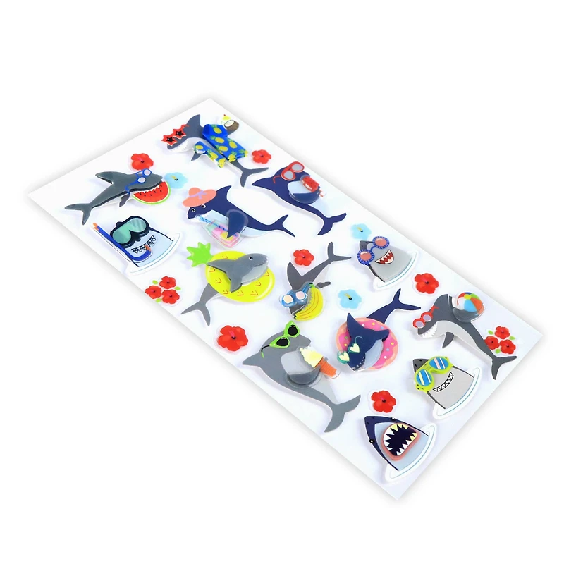 Hawaiian Shark Dimensional Stickers by Recollections™