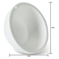 18 Pack: FloraCraft® SmoothFōM® 7.8" Hollow Foam Half Ball