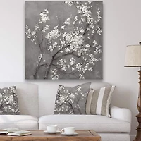 Designart - White Cherry Blossoms I