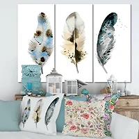 Designart - Colourful Boho Feathers V
