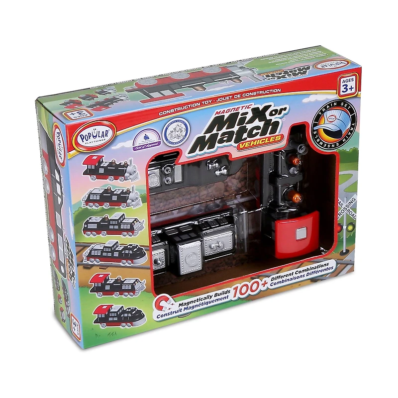 Magnetic Mix or Match Vehicles Train Set