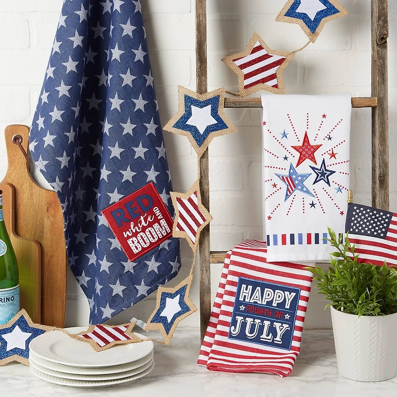 DII® Stars & Stripes Kitchen Textiles Dishtowel Set