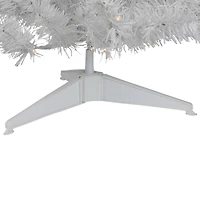 3ft. Pre-Lit White Pine Artificial Christmas Tree, Clear LED Lights