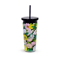 Vera Bradley® 24oz. Bloom Boom Double Wall Tumbler with Straw