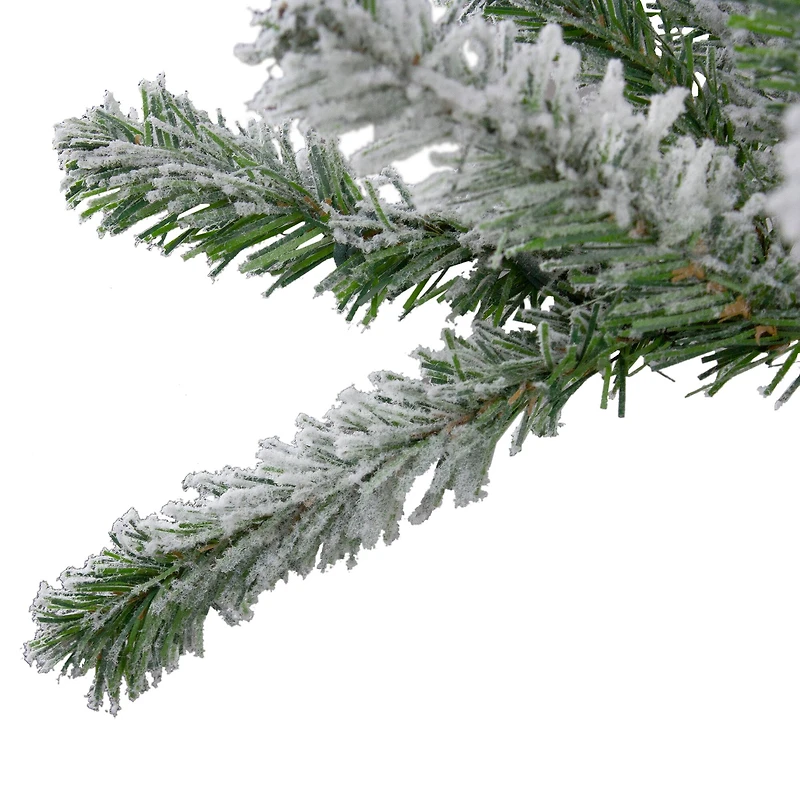 6ft. Unlit Flocked Alpine Artificial Christmas Tree