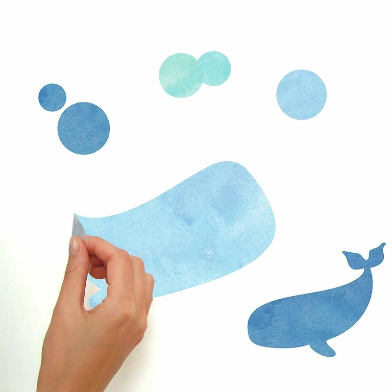 RoomMates I Whale Always Love You Peel & Stick Giant Wall Decals