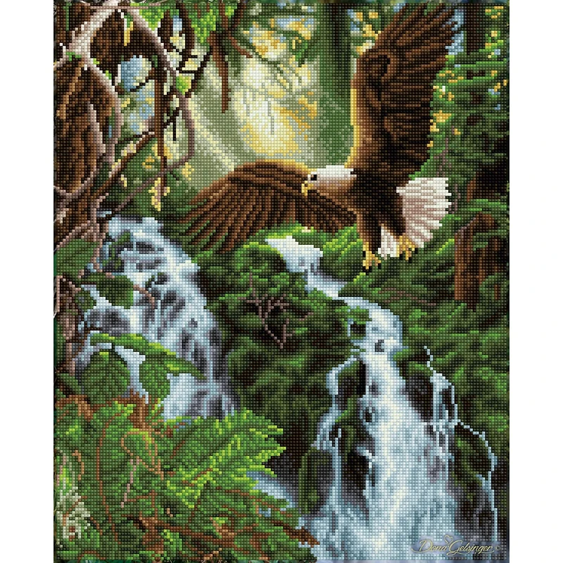 Diamond Dotz® Advanced Eagles Flight Diamond Painting Kit