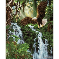 Diamond Dotz® Advanced Eagles Flight Diamond Painting Kit