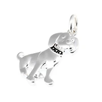 Silver Plated Dog Charm by Bead Landing™