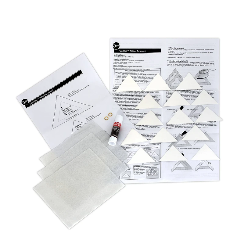 Dritz® FabriFlair 3.5" Trilliant Pattern Ornament Kit