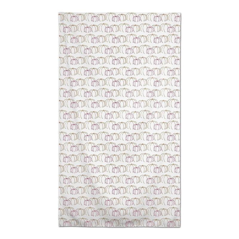 102" Simple Pumpkin Pattern Tablecloth