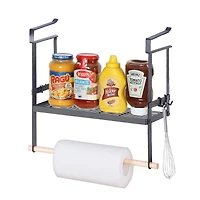 NEX Under Cabinet Storage Shelf with Paper Towel Holder
