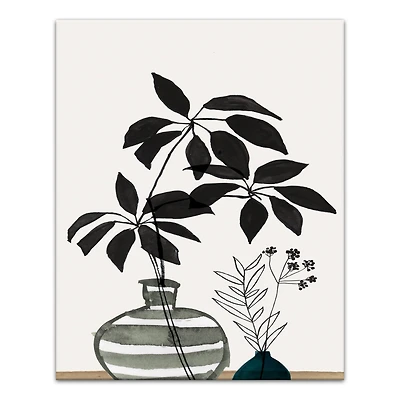 Modern Foliage 16" x 20" Canvas Wall Art