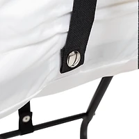 Honey Can Do Black/ Single Bounce Back Hamper with Wheels and Lid