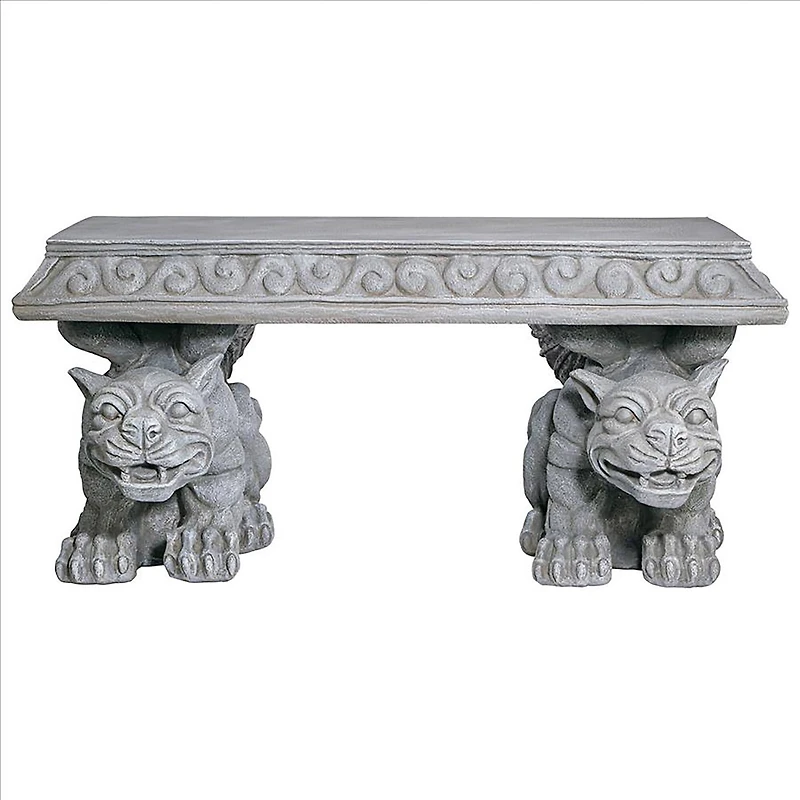 Design Toscano Blair Castle Sculptural Gargoyle Bench