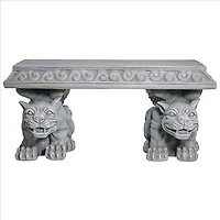 Design Toscano Blair Castle Sculptural Gargoyle Bench