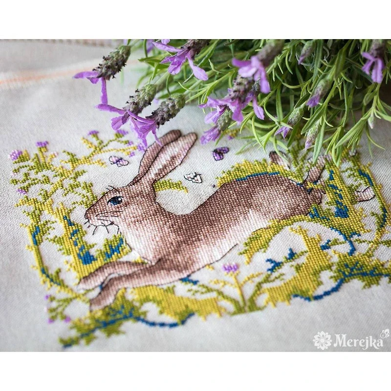 Merejka The Hare Counted Cross Stitch Kit