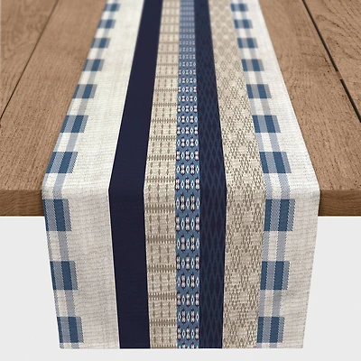 Designs Direct Patchwork Stripes Cotton Twill Runner