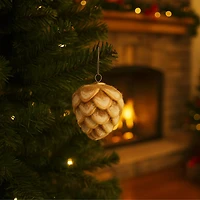 Christmas Frosted Pinecone Ornament Felting Kit by Loops & Threads®
