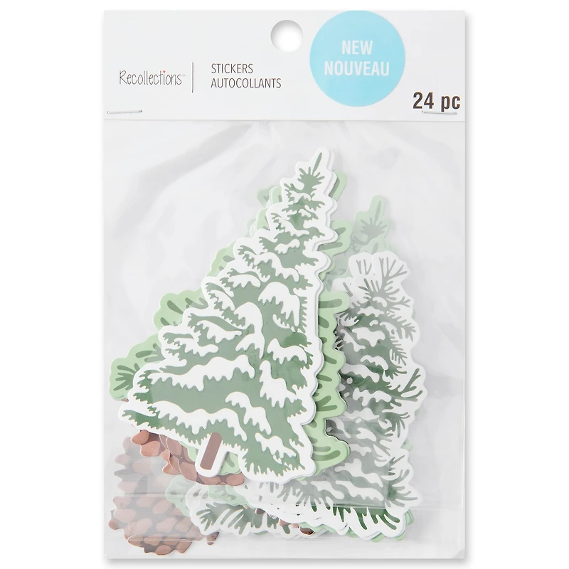 Pine Tree Die Cut Stickers by Recollections™
